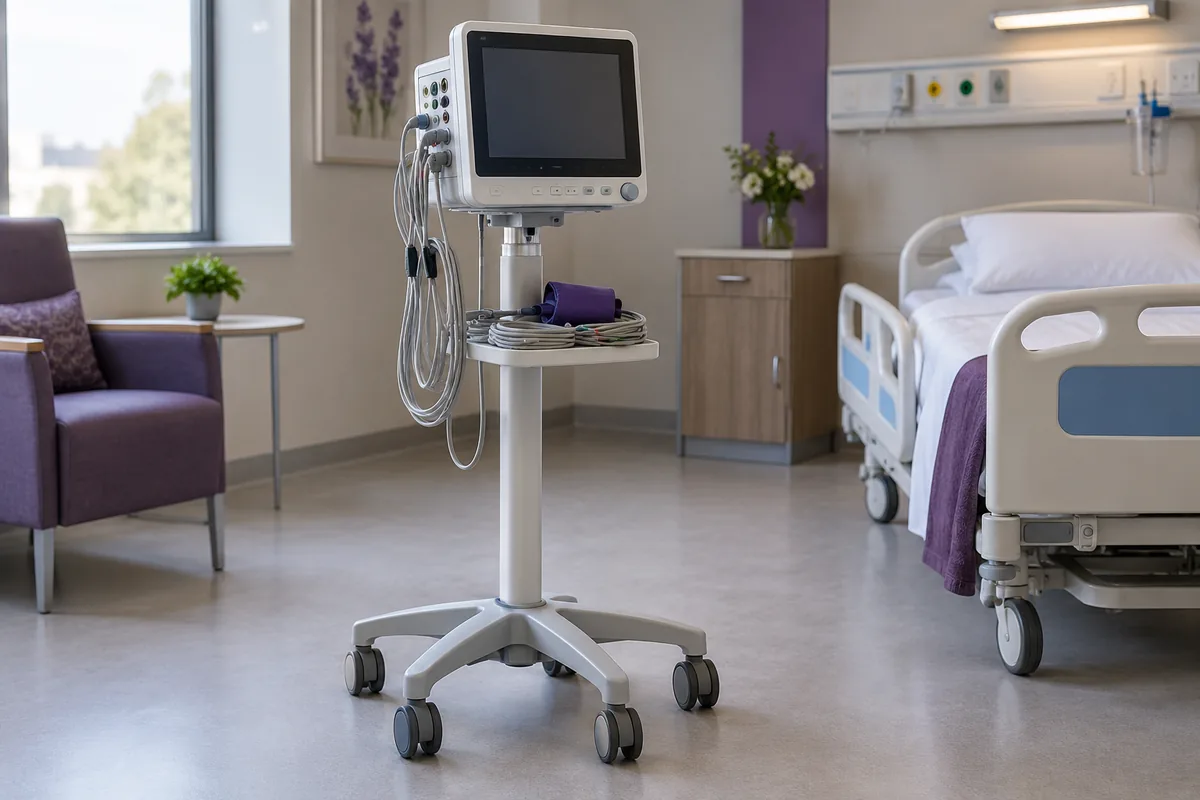 Illustrative image of connected monitoring equipment