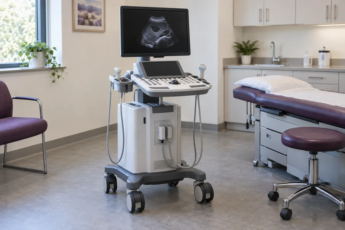 Illustrative image of a generic ultrasound system